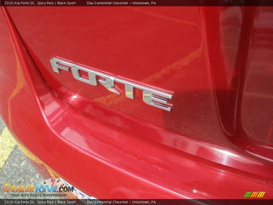2010 Kia Forte SX Spicy Red / Black Sport Photo #6
