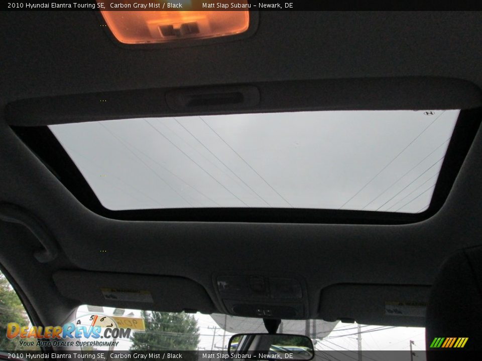 2010 Hyundai Elantra Touring SE Carbon Gray Mist / Black Photo #21