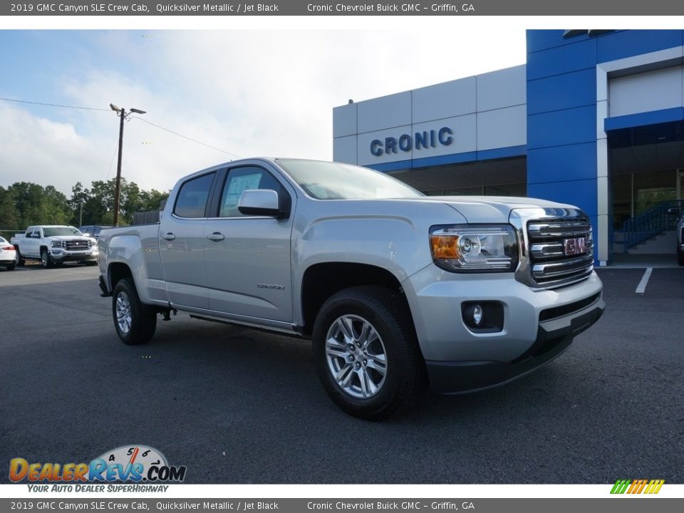 2019 GMC Canyon SLE Crew Cab Quicksilver Metallic / Jet Black Photo #1