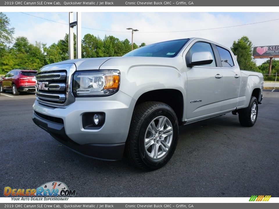 2019 GMC Canyon SLE Crew Cab Quicksilver Metallic / Jet Black Photo #3