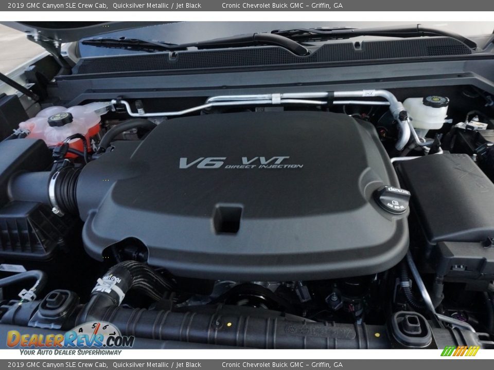 2019 GMC Canyon SLE Crew Cab Quicksilver Metallic / Jet Black Photo #7