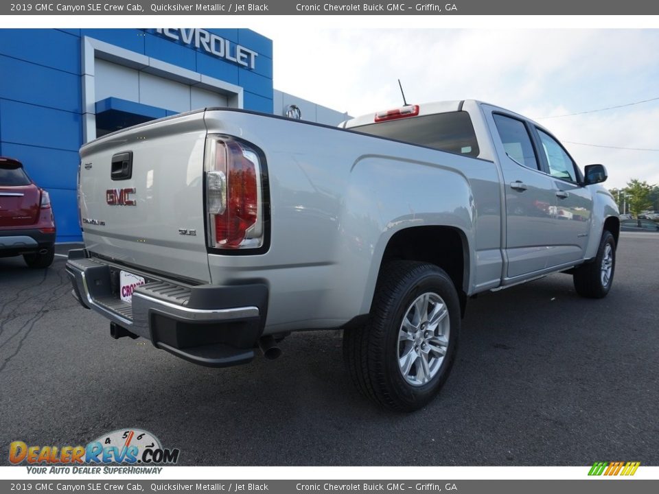 2019 GMC Canyon SLE Crew Cab Quicksilver Metallic / Jet Black Photo #9