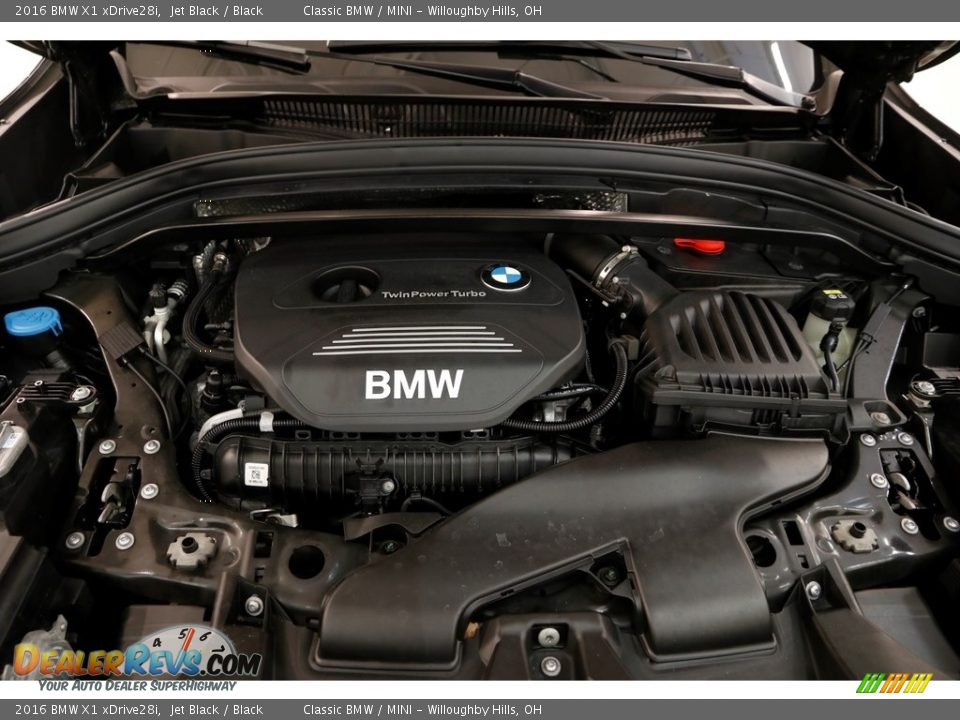 2016 BMW X1 xDrive28i Jet Black / Black Photo #20