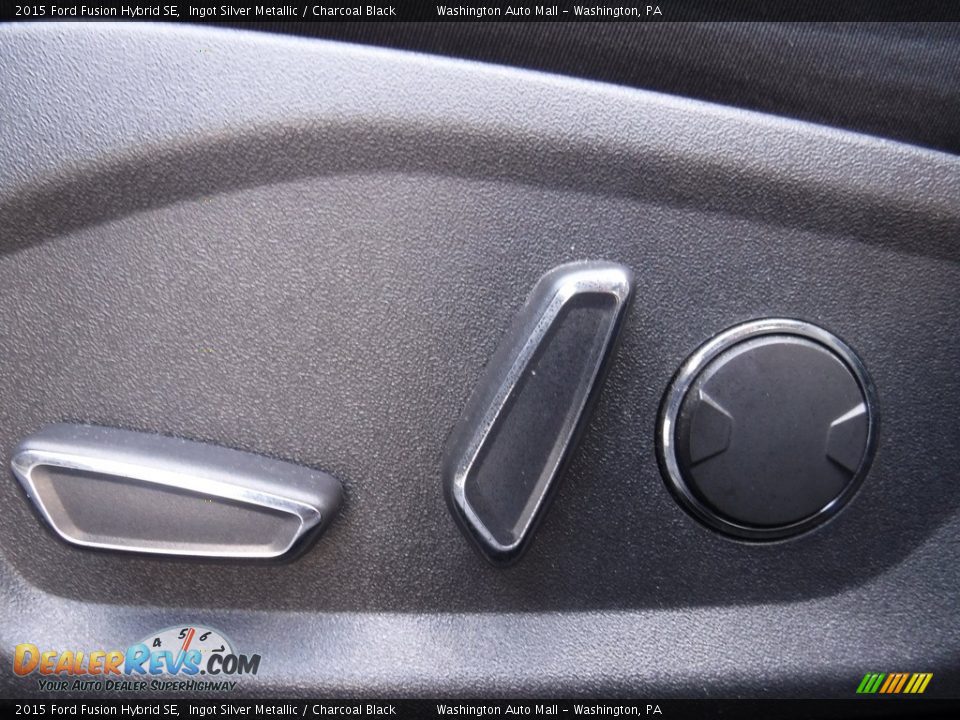 2015 Ford Fusion Hybrid SE Ingot Silver Metallic / Charcoal Black Photo #15