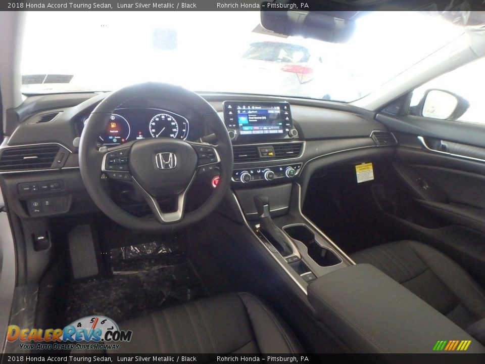 2018 Honda Accord Touring Sedan Lunar Silver Metallic / Black Photo #8