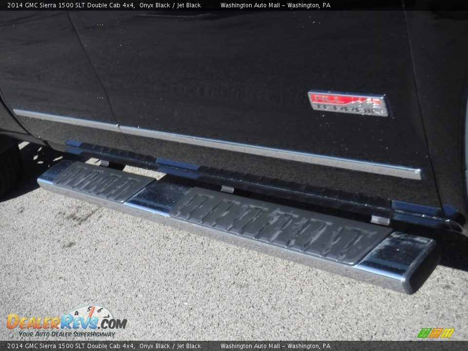 2014 GMC Sierra 1500 SLT Double Cab 4x4 Onyx Black / Jet Black Photo #4