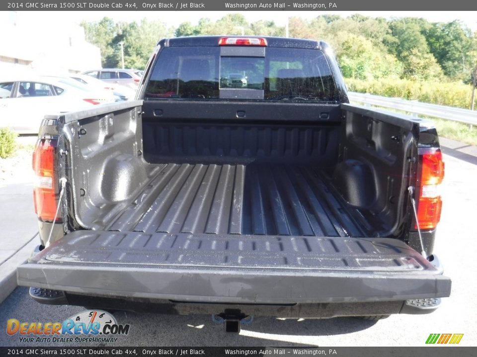 2014 GMC Sierra 1500 SLT Double Cab 4x4 Onyx Black / Jet Black Photo #11
