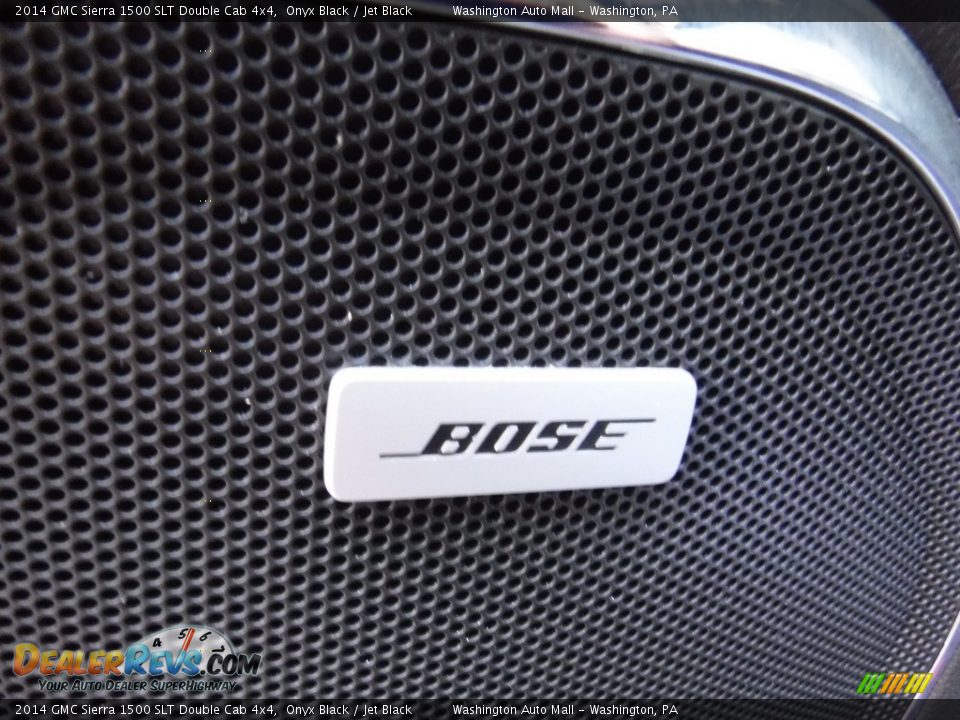 2014 GMC Sierra 1500 SLT Double Cab 4x4 Onyx Black / Jet Black Photo #16