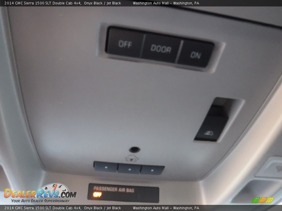 2014 GMC Sierra 1500 SLT Double Cab 4x4 Onyx Black / Jet Black Photo #24