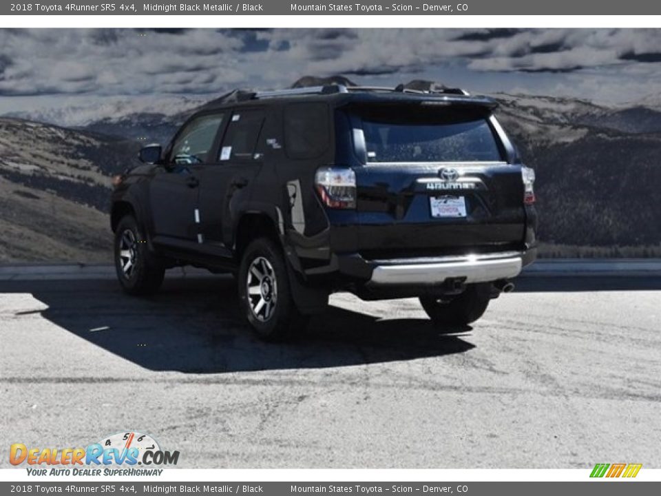 2018 Toyota 4Runner SR5 4x4 Midnight Black Metallic / Black Photo #3