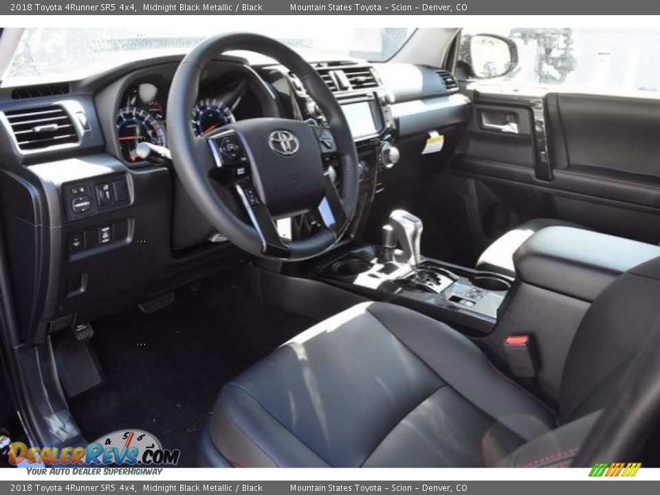 2018 Toyota 4Runner SR5 4x4 Midnight Black Metallic / Black Photo #5