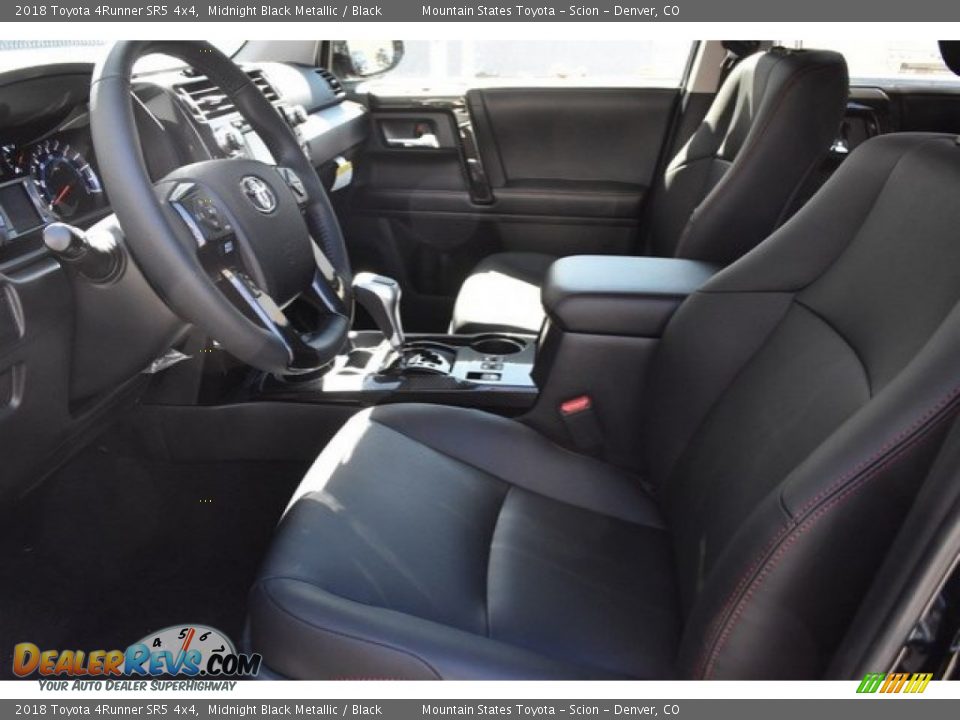2018 Toyota 4Runner SR5 4x4 Midnight Black Metallic / Black Photo #6