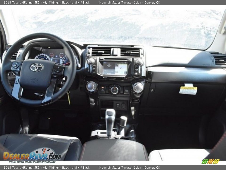 2018 Toyota 4Runner SR5 4x4 Midnight Black Metallic / Black Photo #8