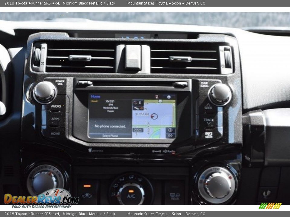 2018 Toyota 4Runner SR5 4x4 Midnight Black Metallic / Black Photo #10