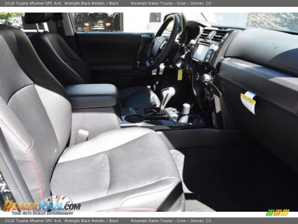 2018 Toyota 4Runner SR5 4x4 Midnight Black Metallic / Black Photo #12