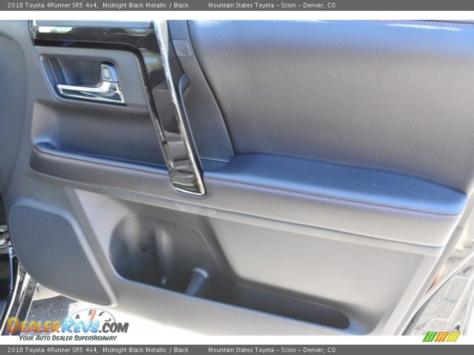 2018 Toyota 4Runner SR5 4x4 Midnight Black Metallic / Black Photo #22