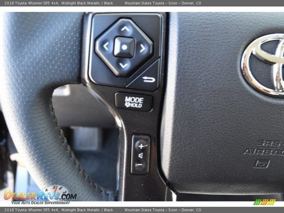 2018 Toyota 4Runner SR5 4x4 Midnight Black Metallic / Black Photo #26
