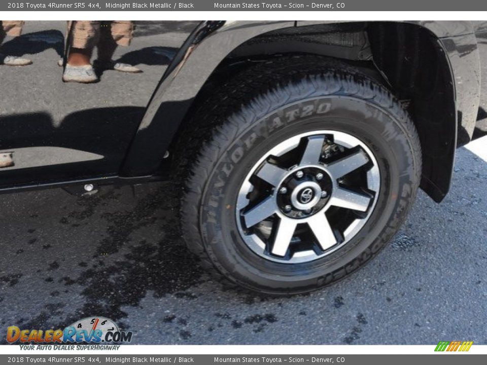 2018 Toyota 4Runner SR5 4x4 Midnight Black Metallic / Black Photo #34