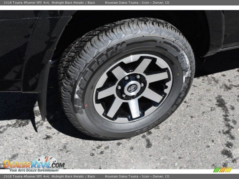 2018 Toyota 4Runner SR5 4x4 Midnight Black Metallic / Black Photo #35
