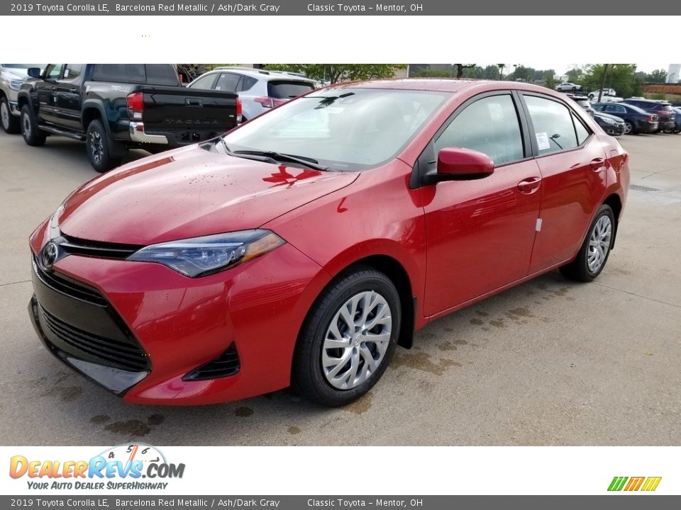 2019 Toyota Corolla LE Barcelona Red Metallic / Ash/Dark Gray Photo #1