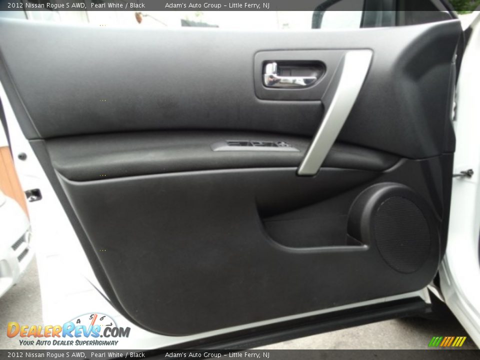 2012 Nissan Rogue S AWD Pearl White / Black Photo #13