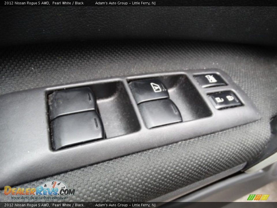 2012 Nissan Rogue S AWD Pearl White / Black Photo #15