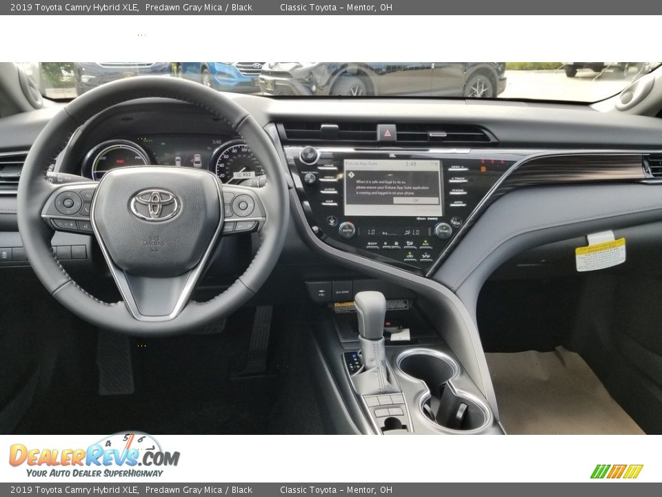 2019 Toyota Camry Hybrid XLE Predawn Gray Mica / Black Photo #5
