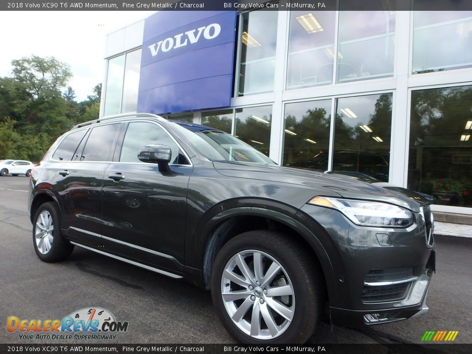 Front 3/4 View of 2018 Volvo XC90 T6 AWD Momentum Photo #1