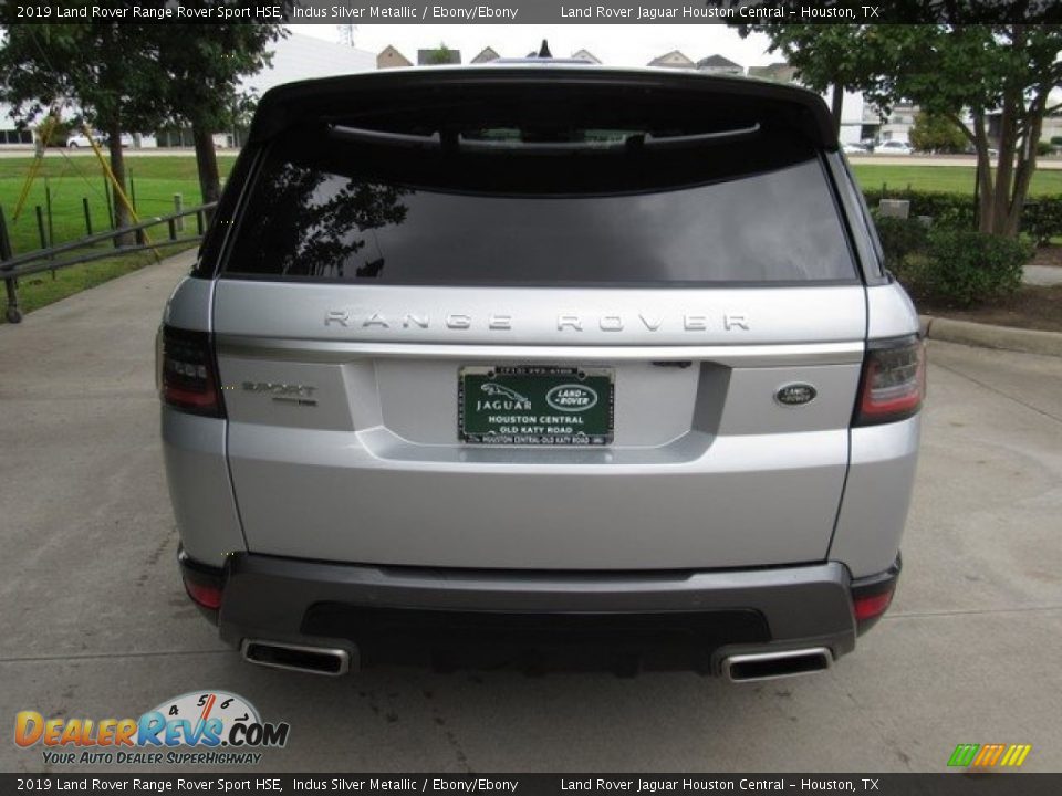2019 Land Rover Range Rover Sport HSE Indus Silver Metallic / Ebony/Ebony Photo #8