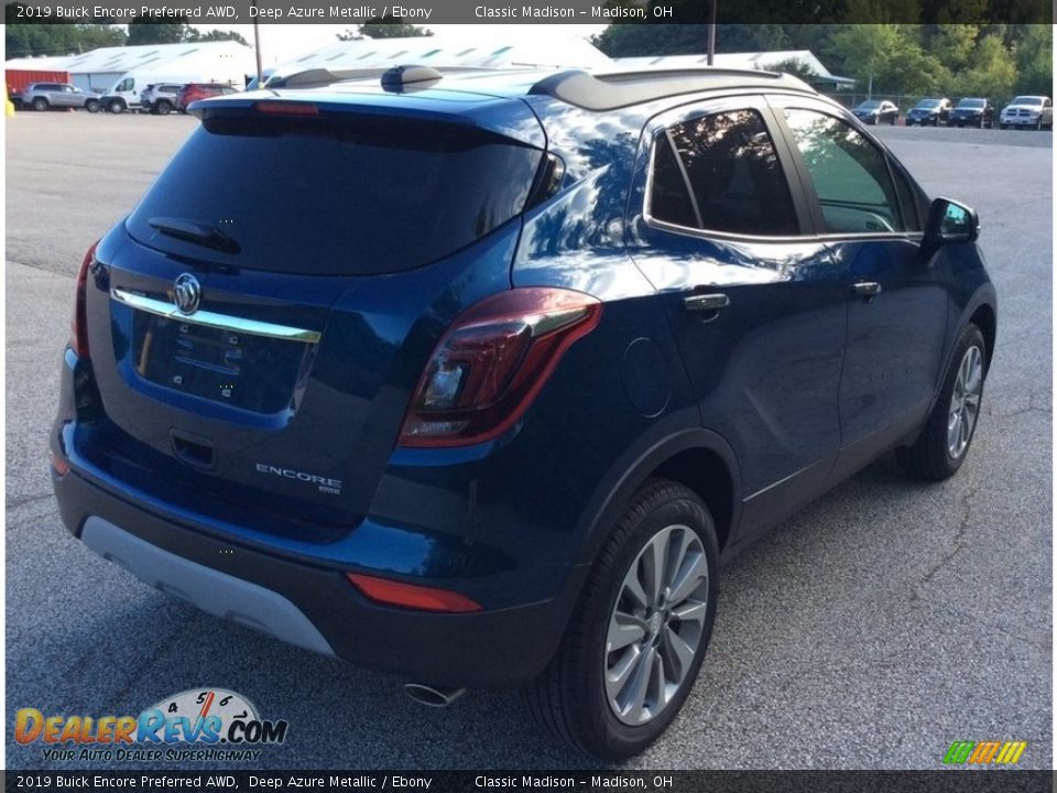 2019 Buick Encore Preferred AWD Deep Azure Metallic / Ebony Photo #5