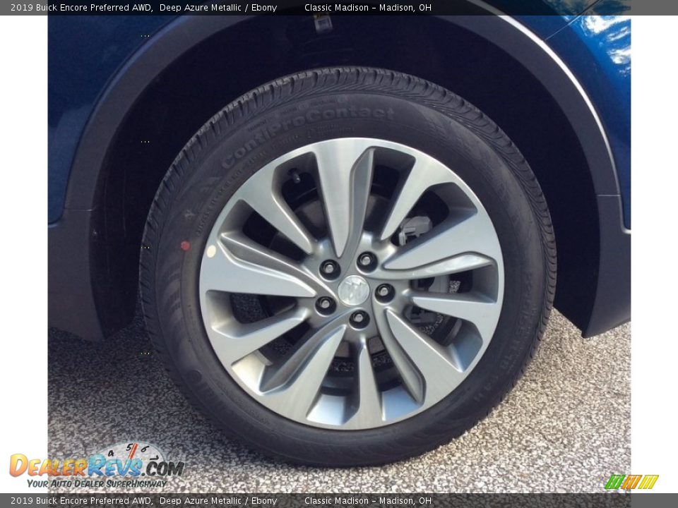 2019 Buick Encore Preferred AWD Deep Azure Metallic / Ebony Photo #6