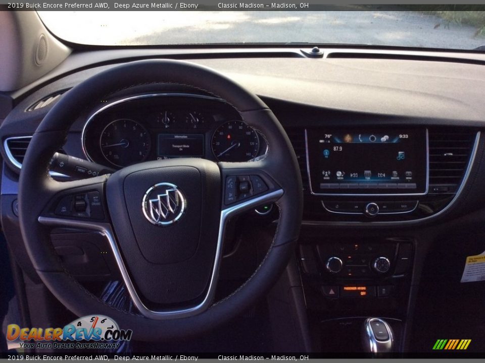 2019 Buick Encore Preferred AWD Deep Azure Metallic / Ebony Photo #11