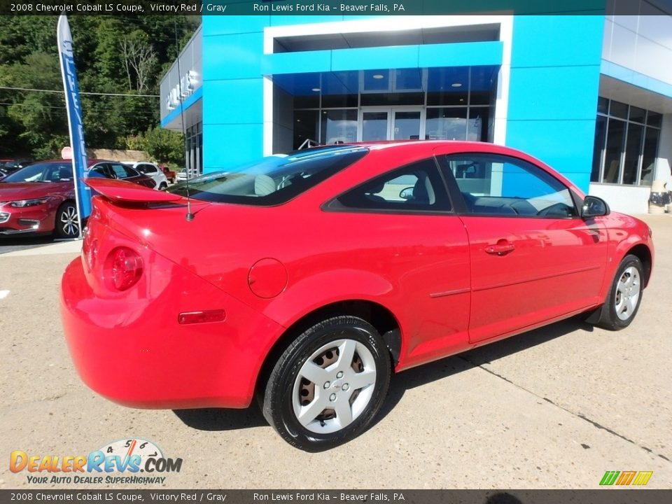 2008 Chevrolet Cobalt LS Coupe Victory Red / Gray Photo #4