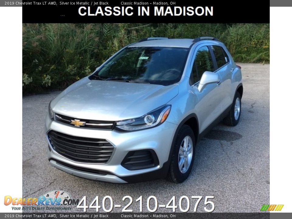 2019 Chevrolet Trax LT AWD Silver Ice Metallic / Jet Black Photo #1