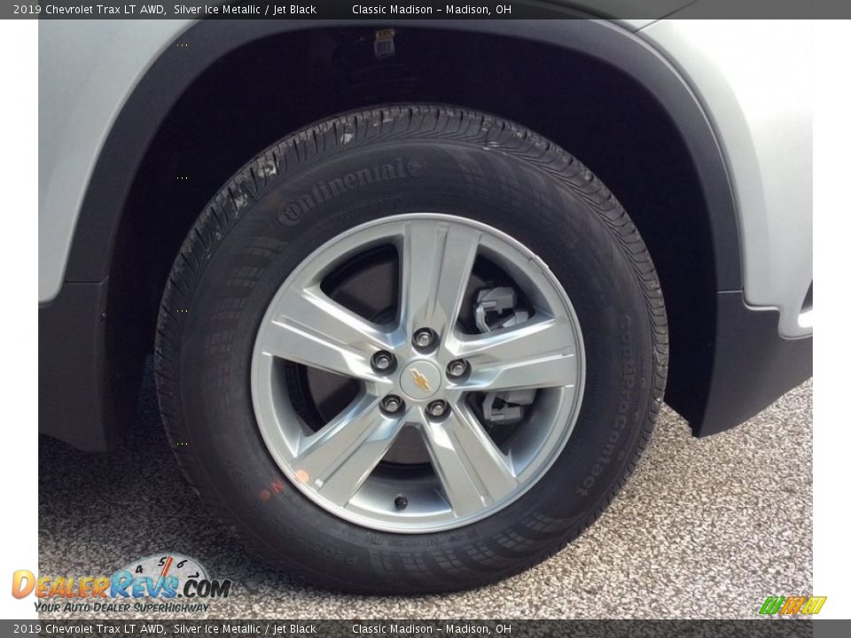 2019 Chevrolet Trax LT AWD Silver Ice Metallic / Jet Black Photo #6