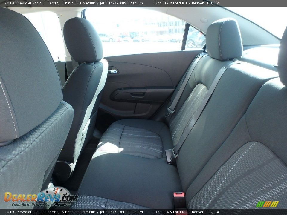 2019 Chevrolet Sonic LT Sedan Kinetic Blue Metallic / Jet Black/­Dark Titanium Photo #11