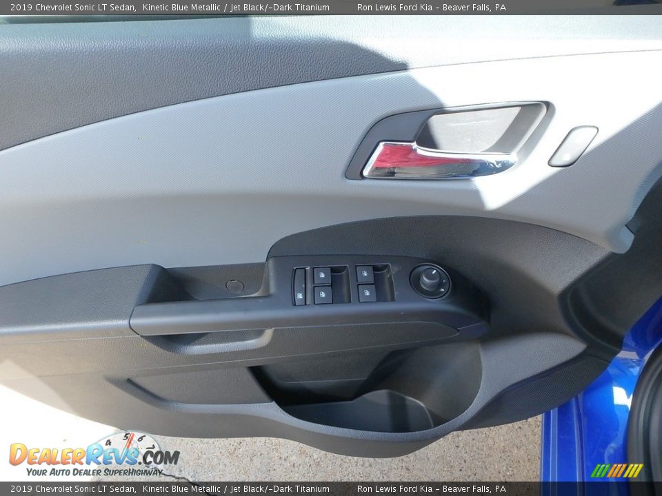 2019 Chevrolet Sonic LT Sedan Kinetic Blue Metallic / Jet Black/­Dark Titanium Photo #13