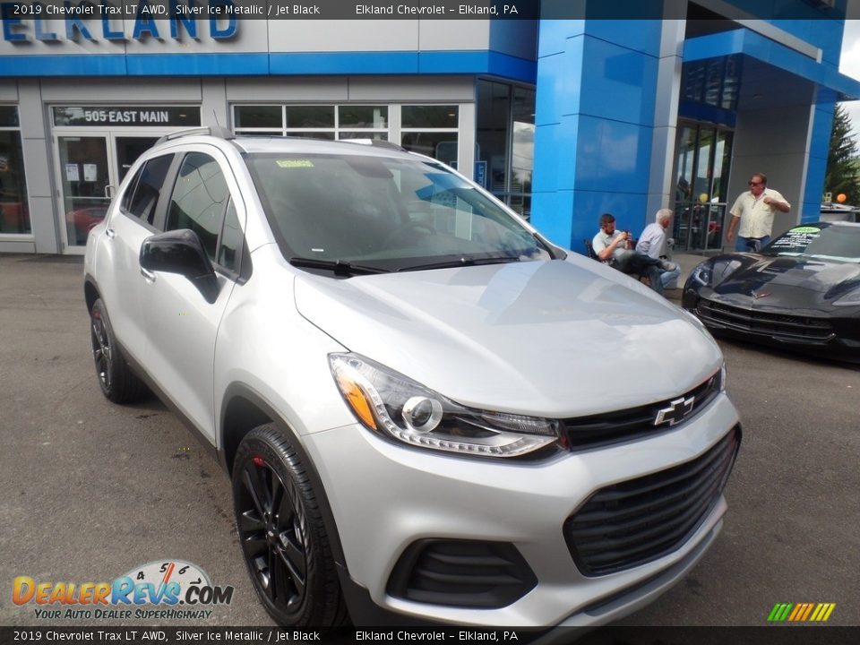 2019 Chevrolet Trax LT AWD Silver Ice Metallic / Jet Black Photo #3