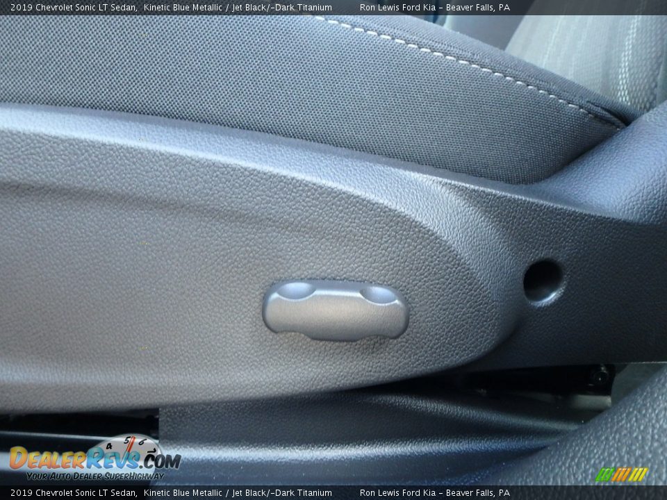 2019 Chevrolet Sonic LT Sedan Kinetic Blue Metallic / Jet Black/­Dark Titanium Photo #14