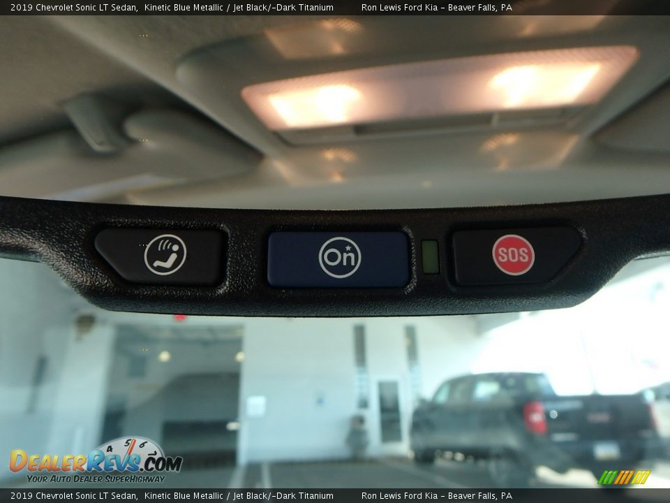 2019 Chevrolet Sonic LT Sedan Kinetic Blue Metallic / Jet Black/­Dark Titanium Photo #18