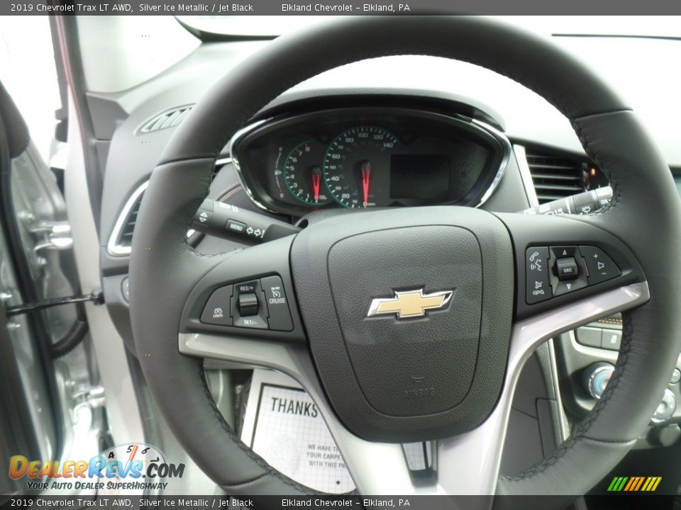 2019 Chevrolet Trax LT AWD Silver Ice Metallic / Jet Black Photo #22