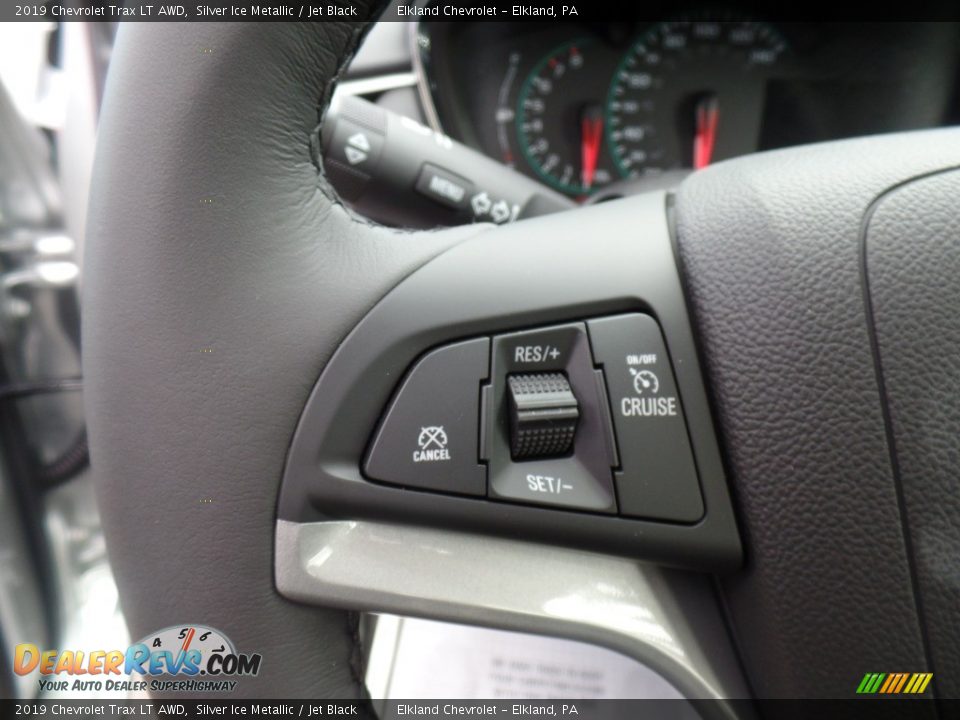 2019 Chevrolet Trax LT AWD Silver Ice Metallic / Jet Black Photo #24