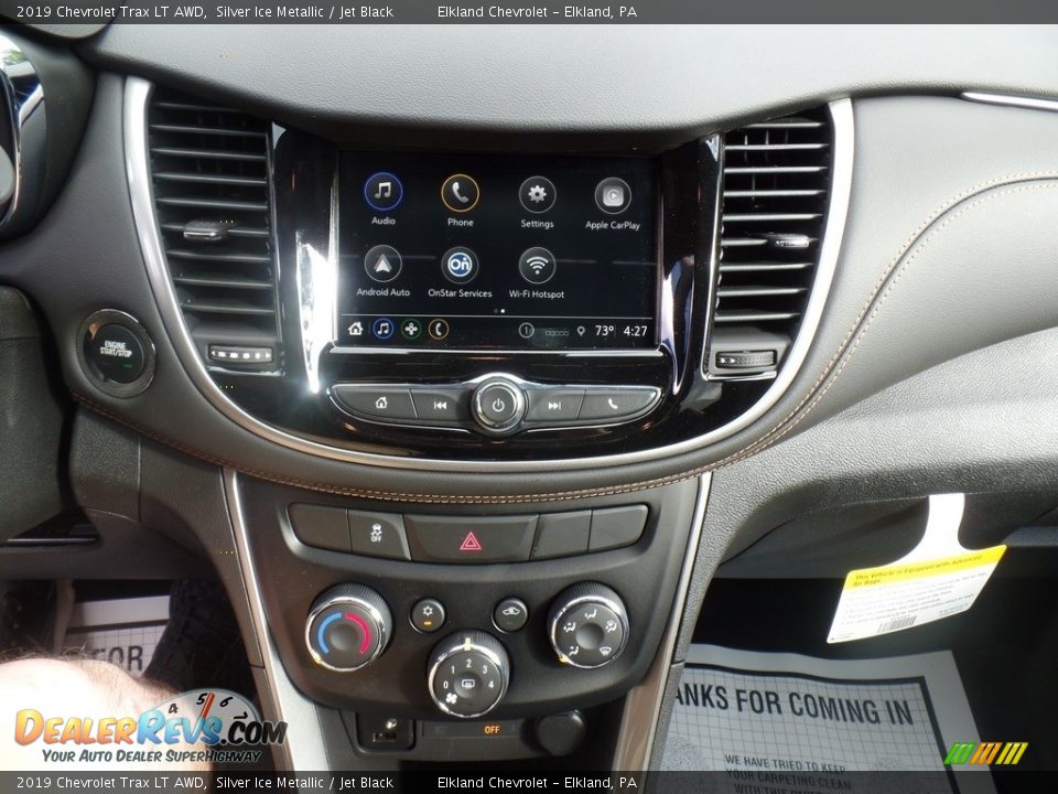 2019 Chevrolet Trax LT AWD Silver Ice Metallic / Jet Black Photo #26
