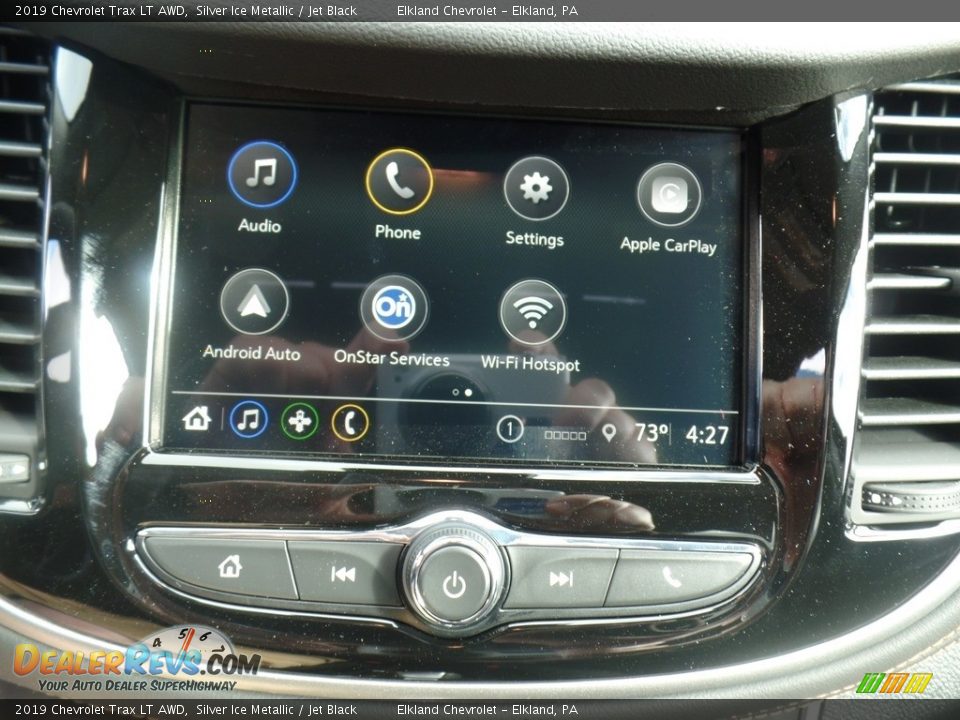 2019 Chevrolet Trax LT AWD Silver Ice Metallic / Jet Black Photo #27