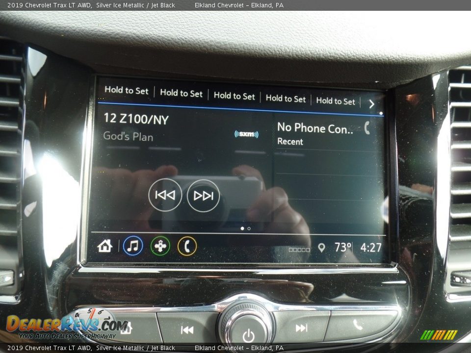 2019 Chevrolet Trax LT AWD Silver Ice Metallic / Jet Black Photo #28