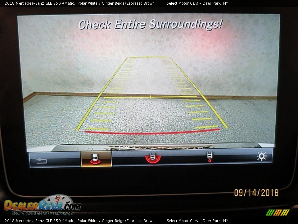 2018 Mercedes-Benz GLE 350 4Matic Polar White / Ginger Beige/Espresso Brown Photo #21
