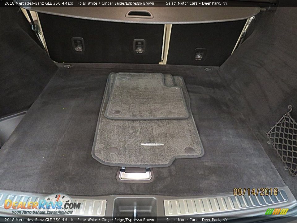 2018 Mercedes-Benz GLE 350 4Matic Polar White / Ginger Beige/Espresso Brown Photo #27