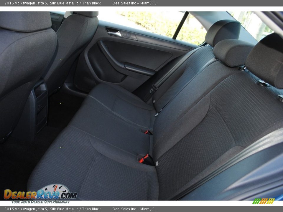 2016 Volkswagen Jetta S Silk Blue Metallic / Titan Black Photo #12