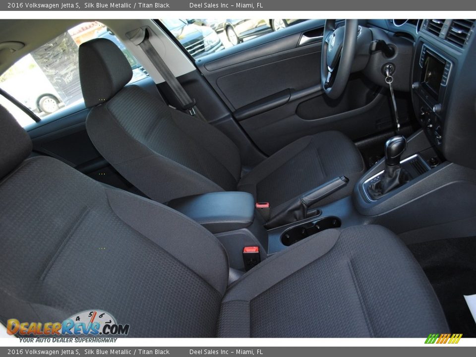 2016 Volkswagen Jetta S Silk Blue Metallic / Titan Black Photo #18