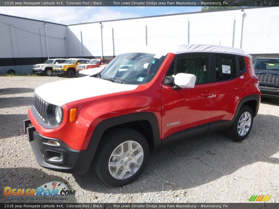 2018 Jeep Renegade Latitude 4x4 Colorado Red / Black Photo #1